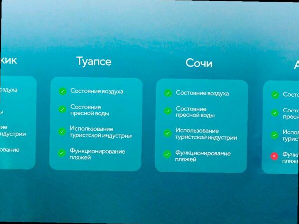 В Краснодарском крае начали регулярно информировать о состоянии курортов