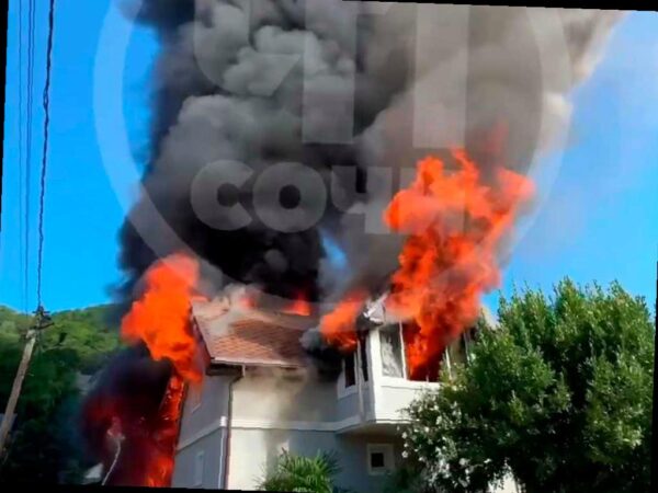 В селе Краевско-Армянское произошел пожар в доме