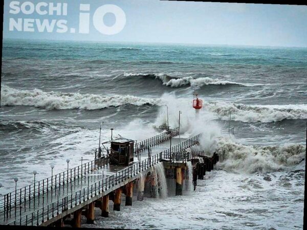 Ветер и шторм в Сочи: прогноз на начало недели