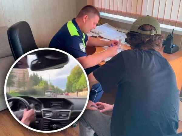 В Сочи оштрафовали водителя за опасную езду по городу