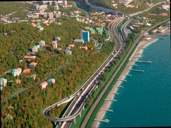 В Сочи начали строительство разворотной петли на обходе Адлера