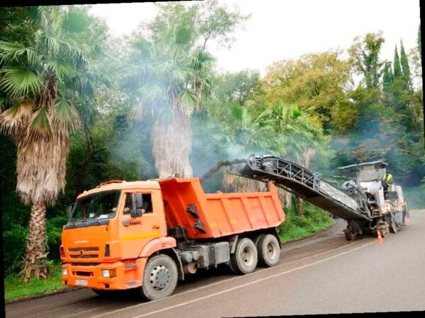 Ремонт Сухумского шоссе в Сочи