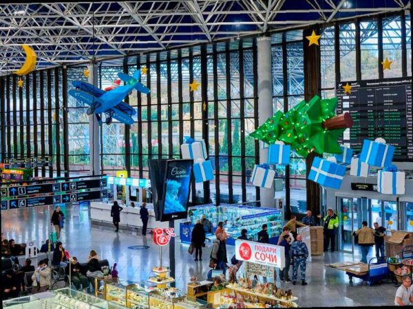 Более 400 тысяч пассажиров ожидают на Новый год в аэропорту Сочи
