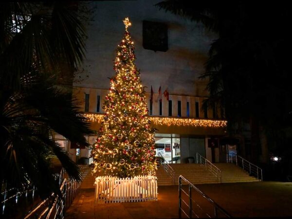 В Сочи установлено около 90 праздничных световых арт-объектов