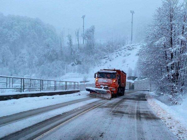 Штормы и снегопады ожидаются в Сочи на Новый год