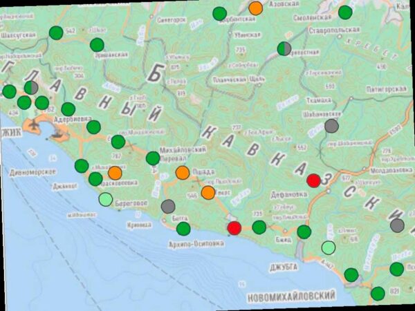 На Кубани ожидается подъем уровня воды в реках из-за снегопадов