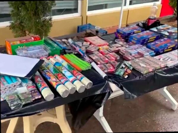 Закрыли уличную точку по продаже пиротехники в Адлере