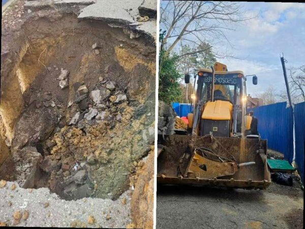 В Хостинском районе Сочи начали восстанавливать дорогу