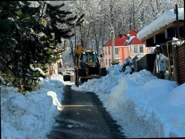В Сочи ожидается сильный дождь и снег