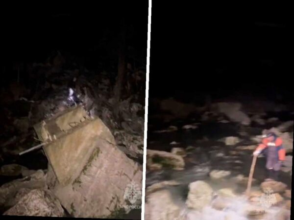 В Сочи спасли троих туристов в Агурском ущелье