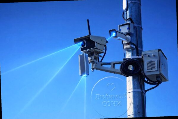 В Сириусе установили ещё семь камер фиксации нарушений ПДД